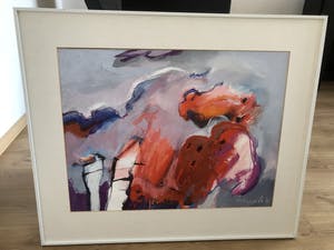 Anne Barneveld - Prachtig modern kleurrijk schilderij - LAATSTE KANS !!!!!!!!!!!!!! kopen? Bied vanaf 50!
