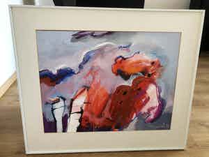 Anne Barneveld - Prachtig modern kleurrijk schilderij - LAATSTE KANS !!!!!!!!!!!!!! verkocht voor € 50!