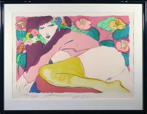 Walasse Ting - Zeefdruk, Zonder titel - Ingelijst (Groot) kopen? Bied vanaf 500!