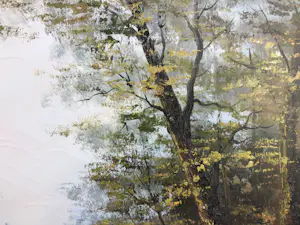 Niet of onleesbaar gesigneerd - Bospad. kopen? Bied vanaf 1!