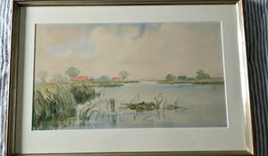 Jan Kagie (jr.) - Schipluinen,Uitzicht op water kopen? Bied vanaf 40!
