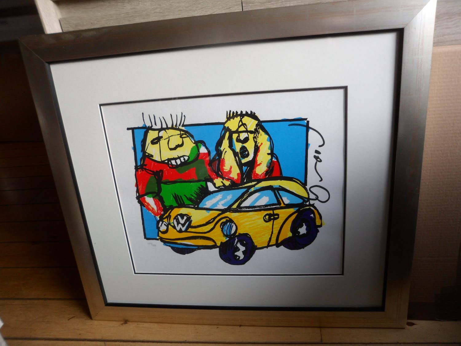 Herman Brood - Litho. Titel, VW Beetle kopen? Bied vanaf 325!