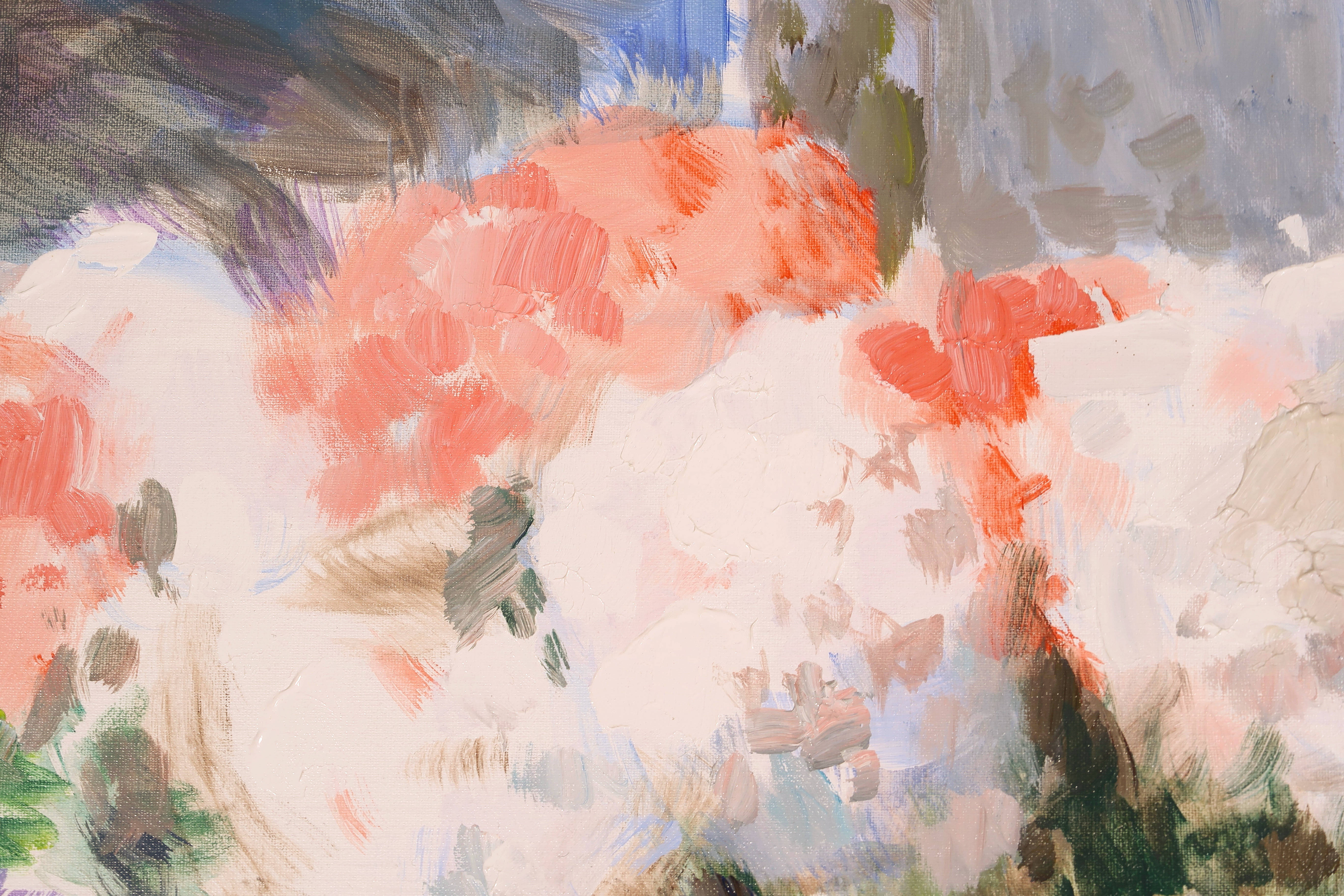 Floor Koomen - Olieverf op doek, Bloemstilleven III - Ingelijst kopen? Bied vanaf 70!