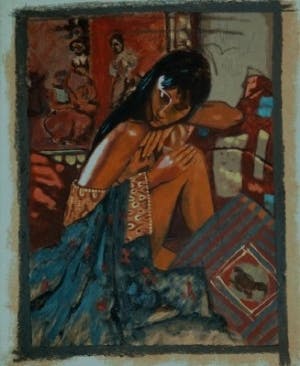 Nico Vrielink - Kleurenzeefdruk JEANNE Handgesigneerd. kopen? Bied vanaf 75!