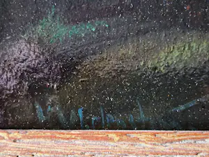 Hendrikus IJkelenstam - Sfeervol impressionistisch geschilderd olieverf "maan-nacht" - gesigneerd kopen? Bied vanaf 168!