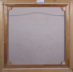 Frans Nicolai - Gemengde techniek op doek, Rood en zwart - Ingelijst kopen? Bied vanaf 100!