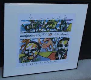 Herman Brood - Ingelijste zeefdruk: Scrapple from the Apple - 1992 kopen? Bied vanaf 199!