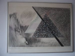 Anton Staartjes - Gemende techniek op papier, titel, "Driehoek 1". kopen? Bied vanaf 20!