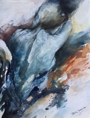 Betty Jansma-Ijzerman - Prachtig schilderij (ingelijst) - Groot! kopen? Bied vanaf 125!