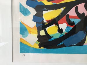 Karel Appel - Apres midi d’un singe sur la place de l’ecole V kopen? Bied vanaf 900!