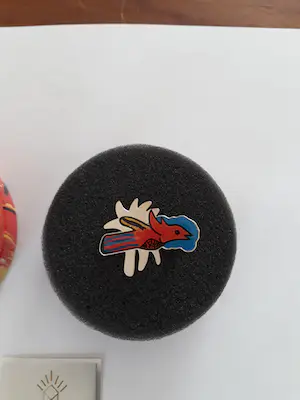 Corneille - Geëmailleerde zilveren design broche. kopen? Bied vanaf 69!