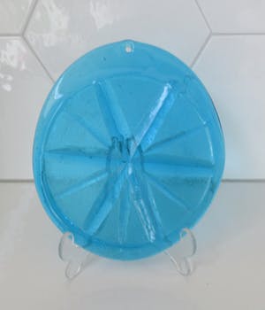 Chris Sjogren - Blauwe Suncatcher model 1714 - Lindshammar glas kopen? Bied vanaf 1!