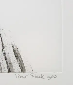 Rene Polak - Minos, aquatint ets (kleine oplage) kopen? Bied vanaf 40!
