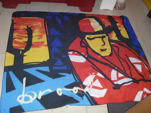 Herman Brood - 2 fleecedekens met afbeeldingen van Herman Brood kopen? Bied vanaf 75!