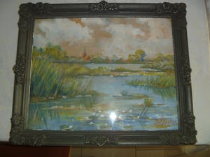 Piet Spijker - afgeprijsd , laatste kans -mooie aquarel , gesigneerd en ingelijsd in oude lijst kopen? Bied vanaf 49!