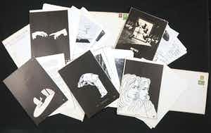 Jeroen Henneman - Marthe Röling, Markus Raetz e.a. - Nr. 1-6 van NEWS (N.E.W.S.) Zeldzaam! verkocht voor € 150!