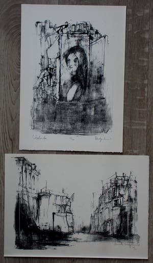 Dirkje Kuik - Zeldzame complete set van Petit 3 met 2 litho's - 1980 kopen? Bied vanaf 125!
