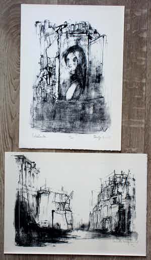 Dirkje Kuik - Zeldzame complete set van Petit 3 met 2 litho's - 1980 verkocht voor € 125!