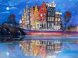 Elena Polyakova - Night in Amsterdam kopen? Bied vanaf 65!