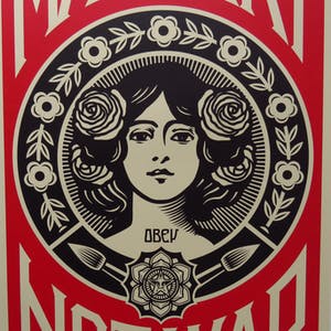 Buy Shepard Fairey - Make Art, Not War? Bid from 1!