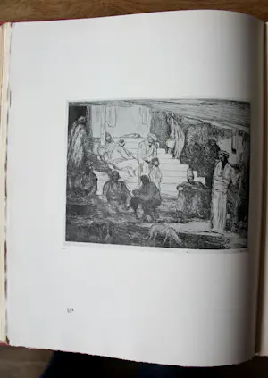 Marius Bauer - Ingelijste ets: in Stamboel - 1890 kopen? Bied vanaf 375!
