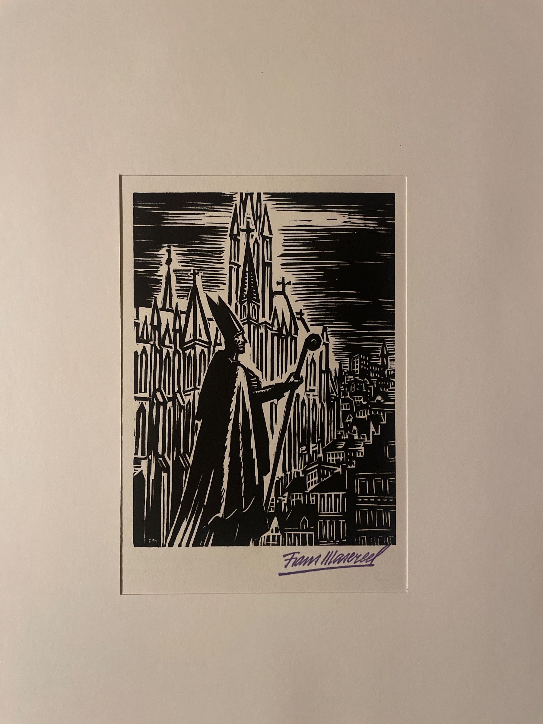 AcheterFrans Masereel - Heilige bischop boven Antwerpen? Enchérissez de 59!