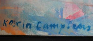 Karin Campfens - Groot olieverfschilderij op doek kopen? Bied vanaf 280!