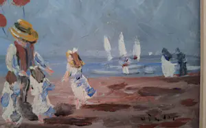 Henk Poeder - Strand Scheveningen kopen? Bied vanaf 75!