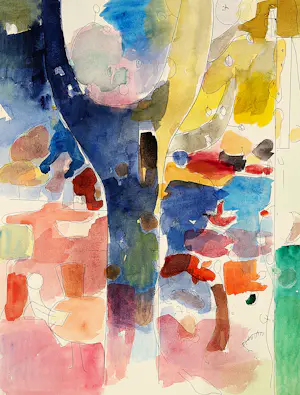 Henk Tichelaar - Grote, met ecoline gekleurde ETS "Bosprent" - kleine oplage (50) - gesigneerd kopen? Bied vanaf 38!