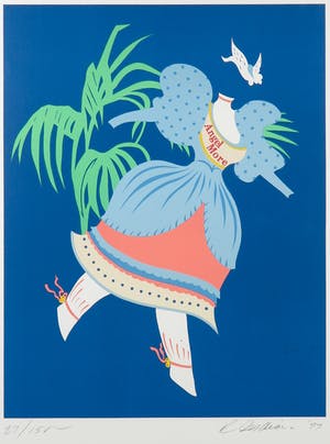 Robert Indiana - Litho, Angel More uit Mother of us All - Ingelijst kopen? Bied vanaf 1!