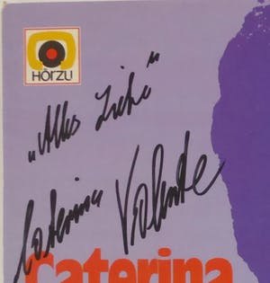 Caterina Germaine Maria Valente - Signierte LP kopen? Bied vanaf 49!