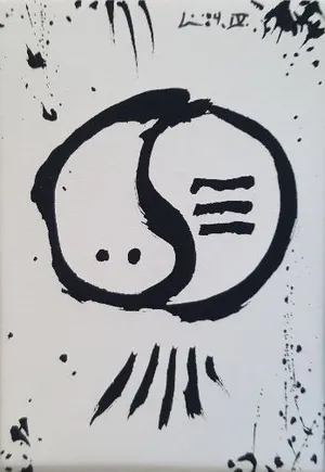 Leon Savelsberg - set van drie miniaturen op papier kopen? Bied vanaf 18!