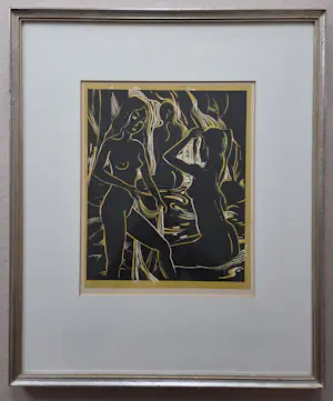 Han Snel - Vrouwen. Bali. Naakt. Houtdruk. kopen? Bied vanaf 199!