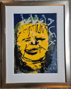 Herman Brood - Alex - gesigneerd - ingelijst - EA - groot kopen? Bied vanaf 1!