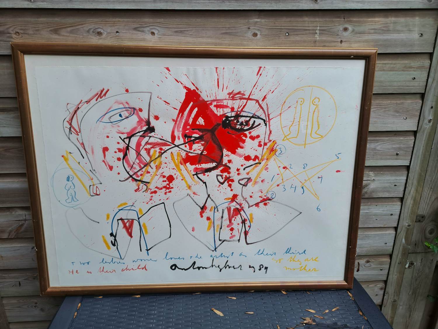 Anton Heyboer - 'He is their child' verkocht voor € 250!