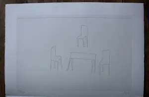 Klaas Gubbels - zeefdruk + tekstblad - 1981 kopen? Bied vanaf 95!