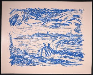 Jan de Beus - Litho, Zonder titel kopen? Bied vanaf 35!