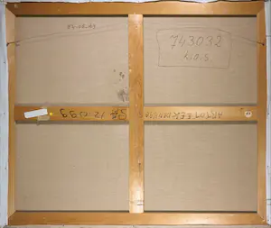 Aart Prins - Acryl op doek, Trapezium in landschap I (Groot) kopen? Bied vanaf 100!