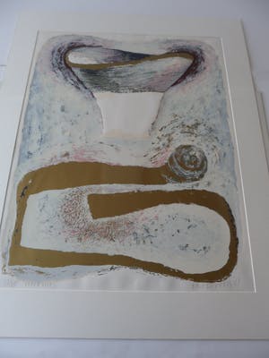 Bert Vredegoor - Zeefdruk. Titel. "Unicum". kopen? Bied vanaf 20!