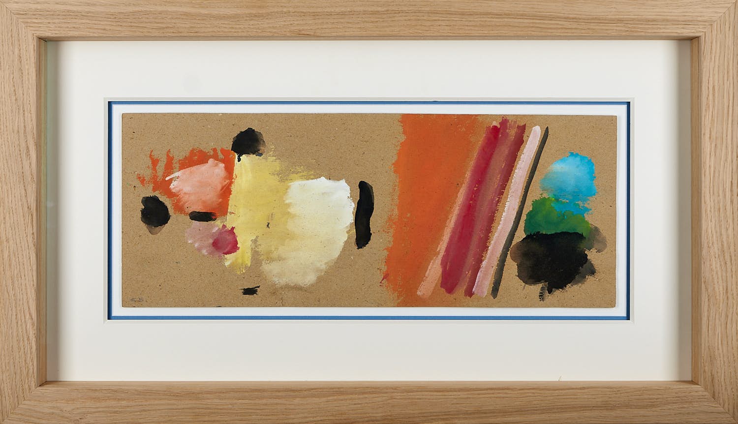 Eugène Brands - Mooie kleurrijke Gouache, gesigneerd en gedateerd, fraai in lijst kopen? Bied vanaf 1390!