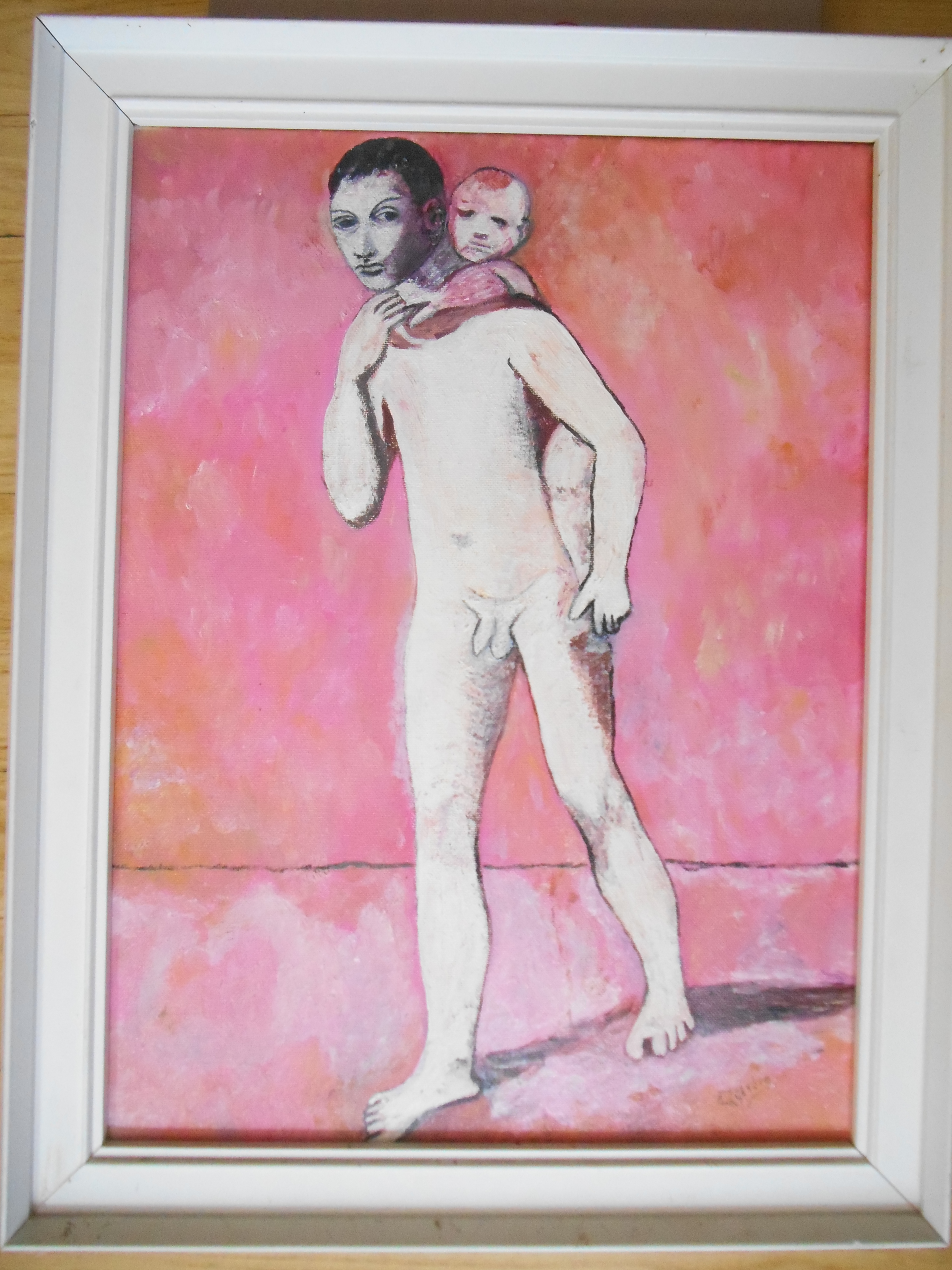 Niet of onleesbaar gesigneerd - Reproductie van Picasso - De Twee Broers. kopen? Bied vanaf 1!