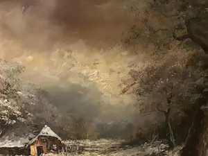 Henner Knauf - Winterlandschap kopen? Bied vanaf 50!