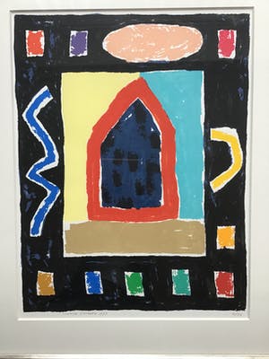 Harrie Gerritz - Zeefdruk, gesigneerd ,bijzondere oplage 11/XX, professioneel gelijst kopen? Bied vanaf 45!