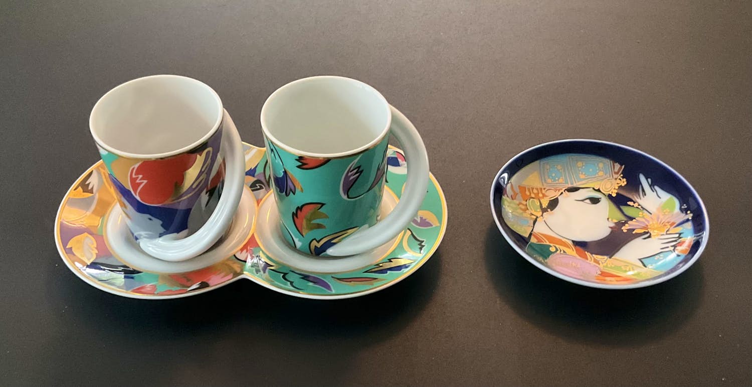 Rosenthal - ‘CUPOLA LOVE CUPS’ en SCHAALTJE kopen? Bied vanaf 55!