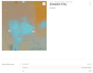 Alexander Bobkin - Uniek werk - Gemengde techniek - 1993 kopen? Bied vanaf 225!