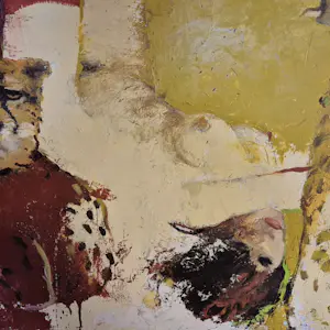 Wil van der Laan - cheetah met naakt kopen? Bied vanaf 500!