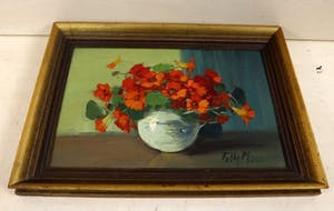 Tilly Moes - Bloemstilleven van oost-Indische kers kopen? Bied vanaf 75!