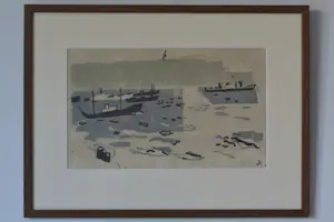 Buy Otto B. de Kat - Havenlandschap? Bid from 160!