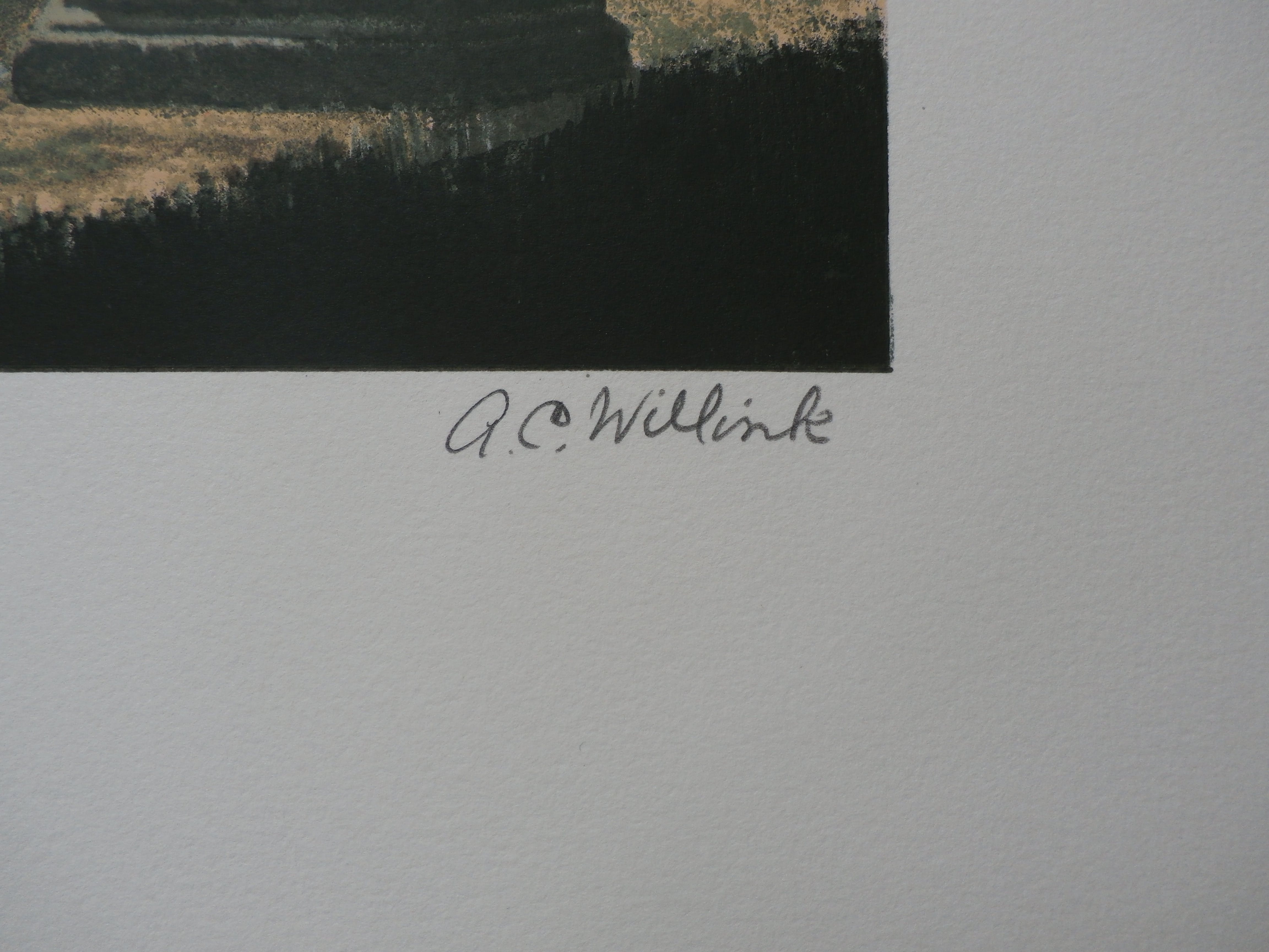 Carel Willink - litho: evenwicht der krachten - 1979 kopen? Bied vanaf 850!