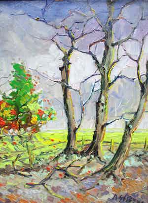 Janus Sibens - Herfstlandschap verkocht voor € 90!